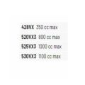 Did 525-112Vx3 2013-2020 MV Agusta Brutale 800 Uyumlu Zincir Vx3 Xring Silver (Gümüş) Renk