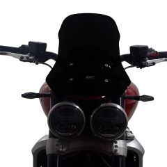 GP Kompozit Triumph Rocket 3 R / GT 2010-2023 Uyumlu Ön Cam Siyah